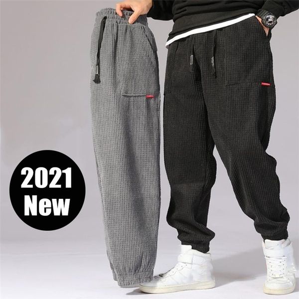 men's pants spring men trousers 2021 elastic waist corduroy fashion streetwear outdoor male jogging, Black
men's pants spring men trousers 2021 elastic waist corduroy fashion streetwear outdoor male jogging, Black