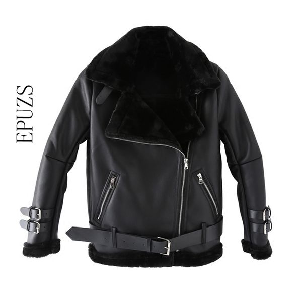 winter fur collar pu leather jacket women winter coat streetwear warm motorcycle coat ladies black white 210521
winter fur collar pu leather jacket women winter coat streetwear warm motorcycle coat ladies black white 210521