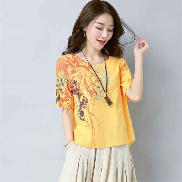 women's t-shirt 2021 women summer style t-shirts casual art button print cotton linen t shirt ladies short sleeve shirts tees oversize, White
women's t-shirt 2021 women summer style t-shirts casual art button print cotton linen t shirt ladies short sleeve shirts tees oversize, White