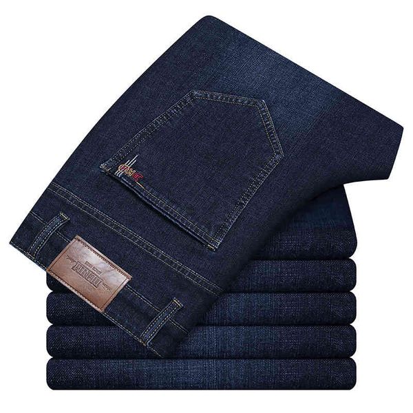 men's jeans autumn stretch cotton business straight-leg classic style fashion dark blue denim pants male brand trousers uk1u
men's jeans autumn stretch cotton business straight-leg classic style fashion dark blue denim pants male brand trousers uk1u