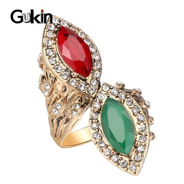 cluster rings gukin lndia vintage for women antique gold crystal engagement ring finger party accessories bijouterie, Golden;silver
cluster rings gukin lndia vintage for women antique gold crystal engagement ring finger party accessories bijouterie, Golden;silver
