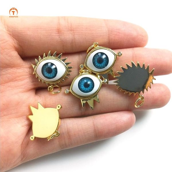 pendant necklaces 5pcs evil eye oval blue gold brass plate talisman charms for women fashion jewelry making, Silver
pendant necklaces 5pcs evil eye oval blue gold brass plate talisman charms for women fashion jewelry making, Silver