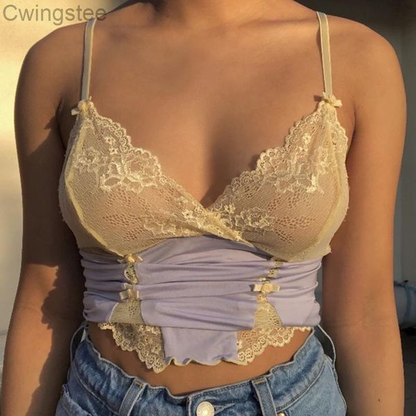 women's tanks & camis lace patchwork aesthetic 90s crop women skinny bow harajuku camisole korean fashion shirts vintage, White
women's tanks & camis lace patchwork aesthetic 90s crop women skinny bow harajuku camisole korean fashion shirts vintage, White