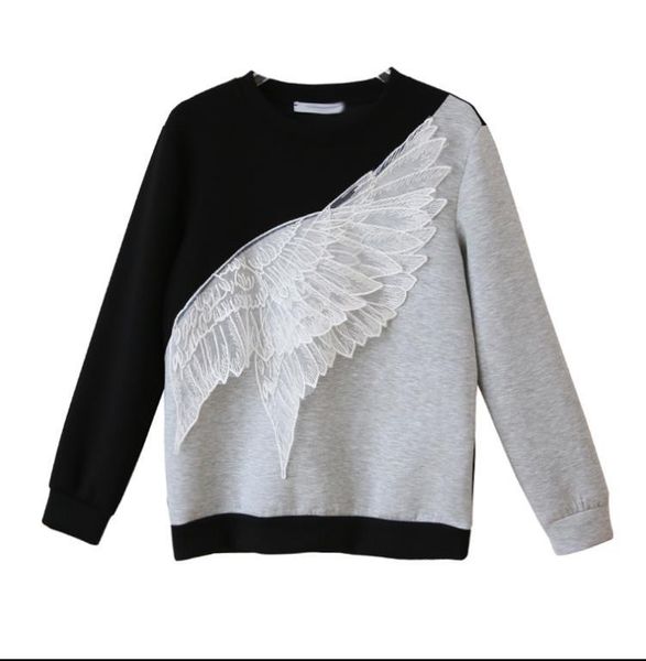 women's hoodies & sweatshirts autumn women plus size big woman angle wing lady pullovers clothing, Black
women's hoodies & sweatshirts autumn women plus size big woman angle wing lady pullovers clothing, Black