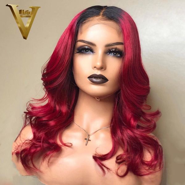 lace wigs ombre burgundy body wave wig brazilian1b 99j red colored front human hair for women pre plucked 4x4 closure, Black;brown
lace wigs ombre burgundy body wave wig brazilian1b 99j red colored front human hair for women pre plucked 4x4 closure, Black;brown