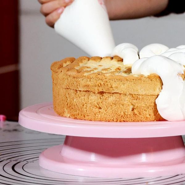 plastic round cake turntable rotating anti-skid stand dough knife decorating cream cakes decor rotary table diy pan baking & pastry tools
plastic round cake turntable rotating anti-skid stand dough knife decorating cream cakes decor rotary table diy pan baking & pastry tools