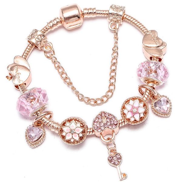 fashion pandora style charm bracelet women rose gold heart key european charm beads magnolia dangle fits pandora charm bracelets necklace di, Golden;silver
fashion pandora style charm bracelet women rose gold heart key european charm beads magnolia dangle fits pandora charm bracelets necklace di, Golden;silver