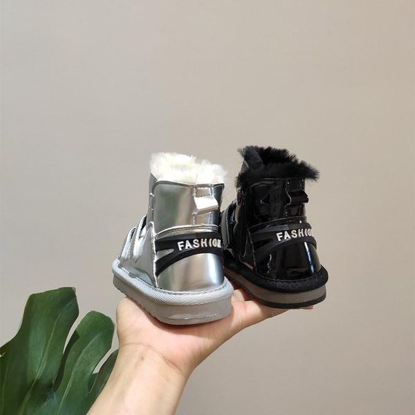 children' shoes snow boots mirror waterproof girl non-slip wool warm thick cotton boy baby toddler, Black;grey
children' shoes snow boots mirror waterproof girl non-slip wool warm thick cotton boy baby toddler, Black;grey