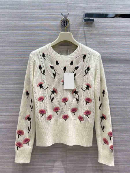 women's sweaters sweaters floral embroidered cashmere sweater shirt autumn high-end brand women casual niche hollow out s 8ehb, White;black
women's sweaters sweaters floral embroidered cashmere sweater shirt autumn high-end brand women casual niche hollow out s 8ehb, White;black