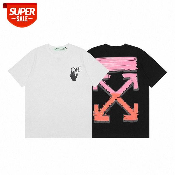 summer european and american tide brand off pink cordon gradient color printing short-sleeved t-shirt men women couple loose bottoming #np1v, White;black
summer european and american tide brand off pink cordon gradient color printing short-sleeved t-shirt men women couple loose bottoming #np1v, White;black