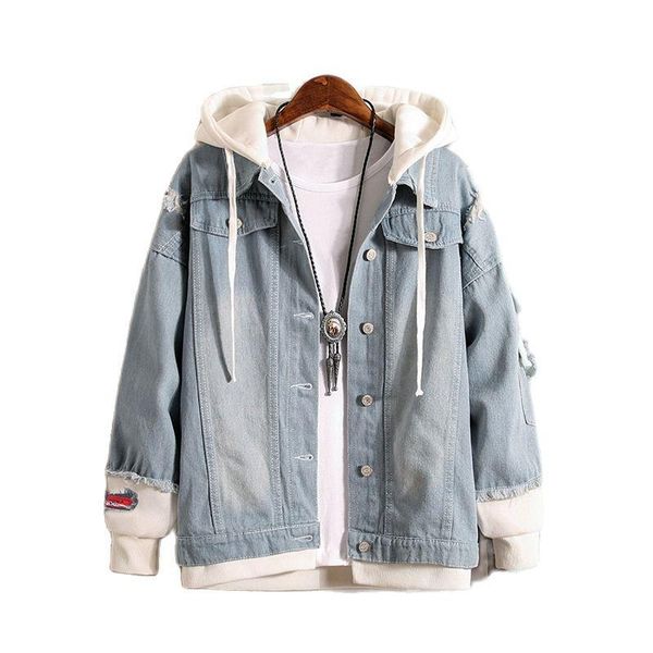 men's jackets hole korean slim handsome spring autumn embroidery patch baseball casual menwear cowboy hoodies denim jacket man, Black;brown
men's jackets hole korean slim handsome spring autumn embroidery patch baseball casual menwear cowboy hoodies denim jacket man, Black;brown