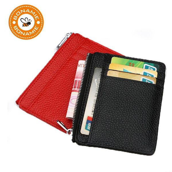 card holders bonamie multifunctional cow leather holder with zipper pocket male portable slim design bank case wallet female, Brown;gray
card holders bonamie multifunctional cow leather holder with zipper pocket male portable slim design bank case wallet female, Brown;gray