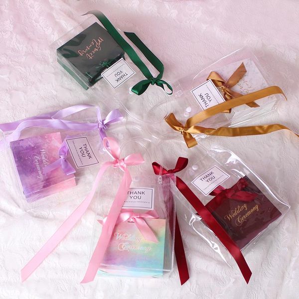 gift wrap 5pcs pvc transparent tote bag ribbon candy box with handle wedding baby shower baptism dragee packaging wrapping
gift wrap 5pcs pvc transparent tote bag ribbon candy box with handle wedding baby shower baptism dragee packaging wrapping