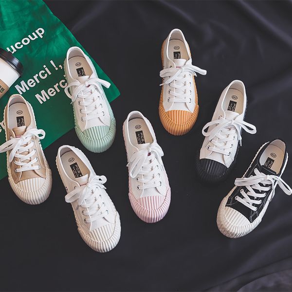 dress shoes women's canvas shoes, korean-style white shoes ulzzang cookies, girls'sneakers, vulcanized casual, flat heel, 35-40 pi, Black
dress shoes women's canvas shoes, korean-style white shoes ulzzang cookies, girls'sneakers, vulcanized casual, flat heel, 35-40 pi, Black