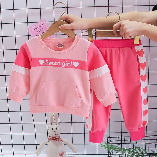 bear learder baby girls clothes sets newborn infant autumn suit letter sweatshirt pants outfits for toddler kids sport clothing y0909, White
bear learder baby girls clothes sets newborn infant autumn suit letter sweatshirt pants outfits for toddler kids sport clothing y0909, White