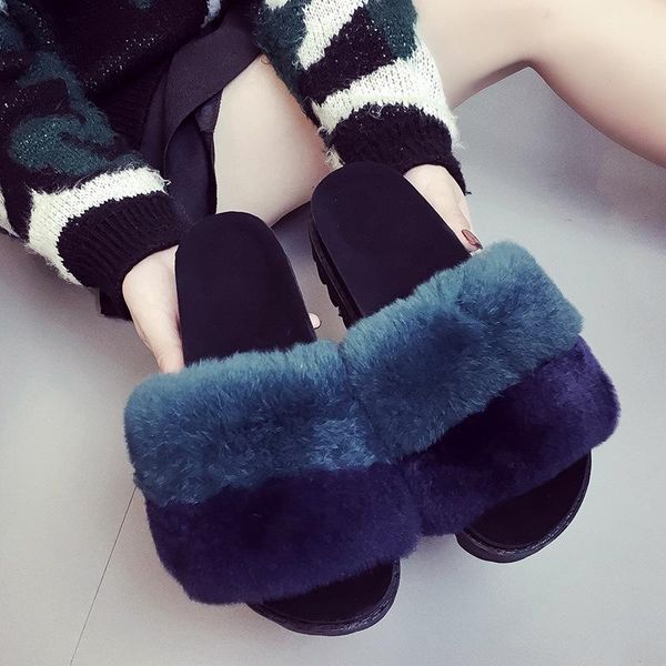 slippers winter flat women shoes fur warm soft rubber house fashion platform slides black grey
slippers winter flat women shoes fur warm soft rubber house fashion platform slides black grey