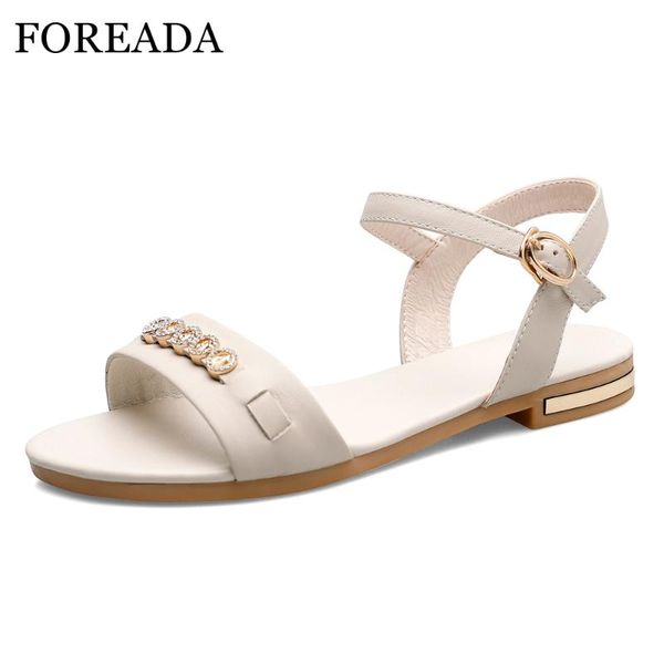 women shoes summer sandals natural genuine leather crystal flat cow buckle female plus size 33-46, Black
women shoes summer sandals natural genuine leather crystal flat cow buckle female plus size 33-46, Black