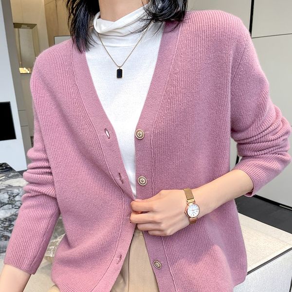 coats coats high-end 100% cashmere wool women elasticity v-neck cardigan sweater 2021 spring autumn warm girl clothes large size soft knitte, Tan;black
coats coats high-end 100% cashmere wool women elasticity v-neck cardigan sweater 2021 spring autumn warm girl clothes large size soft knitte, Tan;black