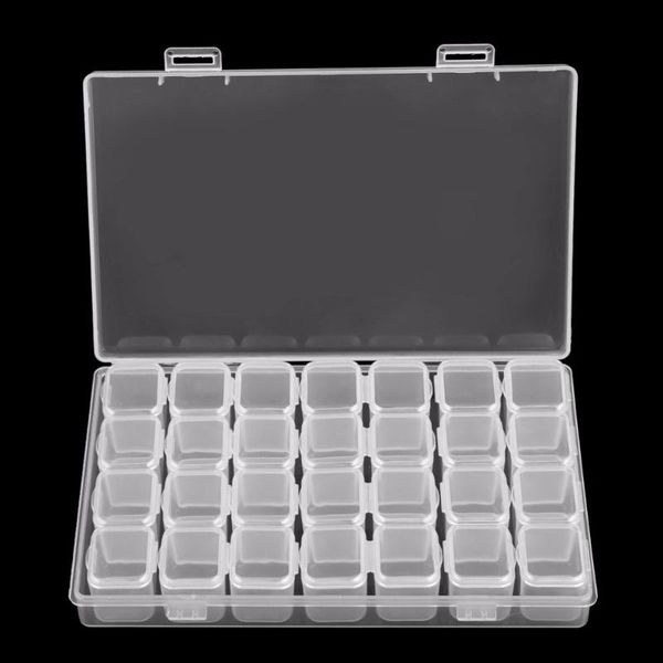 nail art decorations 28 grids separate slots empty storage box clear rhinestones tools jewelry beads display case organizer, Silver;gold
nail art decorations 28 grids separate slots empty storage box clear rhinestones tools jewelry beads display case organizer, Silver;gold