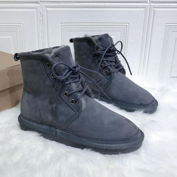 boots winter women's sheepskin shoes men's snow lovers natural wool sheep fur flats lace up high-size 43 44, Black
boots winter women's sheepskin shoes men's snow lovers natural wool sheep fur flats lace up high-size 43 44, Black