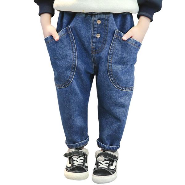 jeans girls high waist children's for girl big pockets baby casual style clothes, Blue
jeans girls high waist children's for girl big pockets baby casual style clothes, Blue