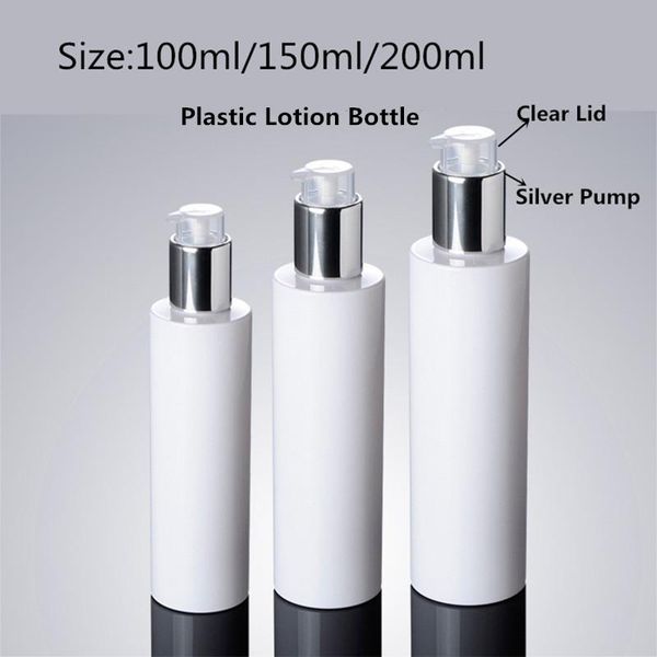 wholesale 3ps 100ml 150ml 200ml white bottle with lotion lock pump cosmetic package empty containers storage bottles & jars
wholesale 3ps 100ml 150ml 200ml white bottle with lotion lock pump cosmetic package empty containers storage bottles & jars