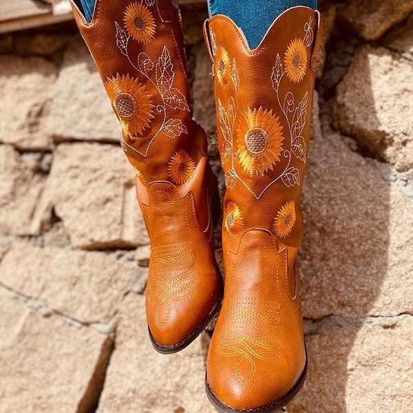 boots western embroidered booths of leather pu, for women, boot leather, low heel shoes, women's high knee boots, 50md, Black
boots western embroidered booths of leather pu, for women, boot leather, low heel shoes, women's high knee boots, 50md, Black
