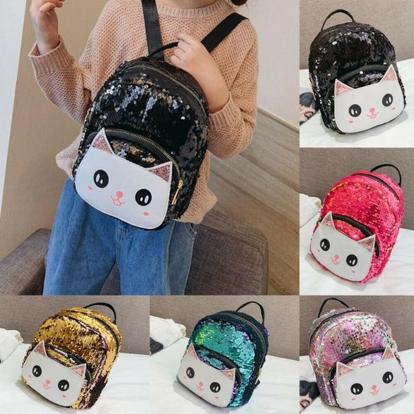 est toddler kids girls boys cute cat sequined backpack shoulders bag outdoor travel backpacks school bags
est toddler kids girls boys cute cat sequined backpack shoulders bag outdoor travel backpacks school bags