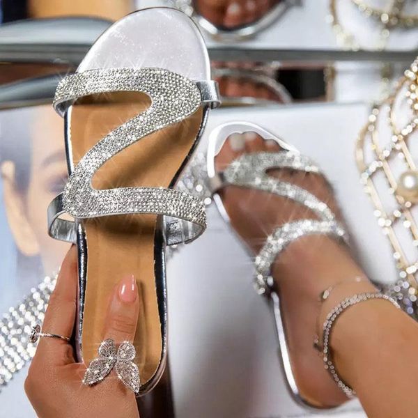 slippers 2021 summer women rhinestone woman sandalias ladies fashion multicolor slides female cusual beach flats women's shoes, Black
slippers 2021 summer women rhinestone woman sandalias ladies fashion multicolor slides female cusual beach flats women's shoes, Black
