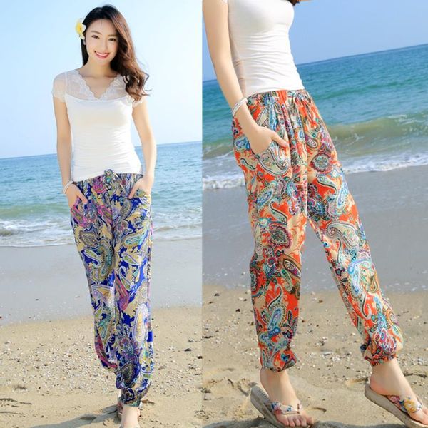 women's pants & capris summer thin print beach women 2021 spring trousers national trend female loose casual bloomers teenager girls, Black;white
women's pants & capris summer thin print beach women 2021 spring trousers national trend female loose casual bloomers teenager girls, Black;white