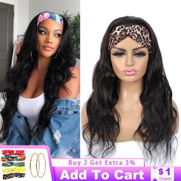 hair bulks 100% human headband scarf natural body wave for women brazilian no plucking glue&no sewing 150%, Black
hair bulks 100% human headband scarf natural body wave for women brazilian no plucking glue&no sewing 150%, Black