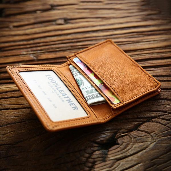 card holders 2021 100% genuine leather holder for men male vintage handmade short business id case small slim wallet purse, Brown;gray
card holders 2021 100% genuine leather holder for men male vintage handmade short business id case small slim wallet purse, Brown;gray