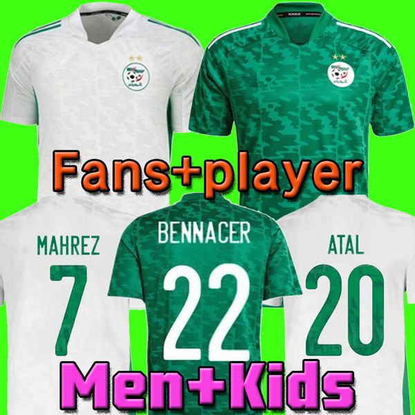 algerie 2021 home away soccer jerseys mahrez feghouli bennacer atal 20 21 algeria football kits shirt men + kids sets maillot de foot, Black;yellow
algerie 2021 home away soccer jerseys mahrez feghouli bennacer atal 20 21 algeria football kits shirt men + kids sets maillot de foot, Black;yellow