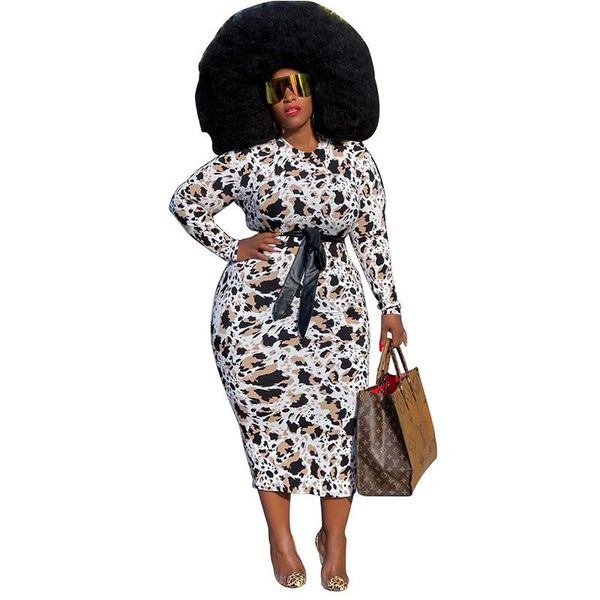 plus size dresses leopard printed dress for women full sleeve outfit high street club wear casual round neck clothing ladies 4xl, Black
plus size dresses leopard printed dress for women full sleeve outfit high street club wear casual round neck clothing ladies 4xl, Black