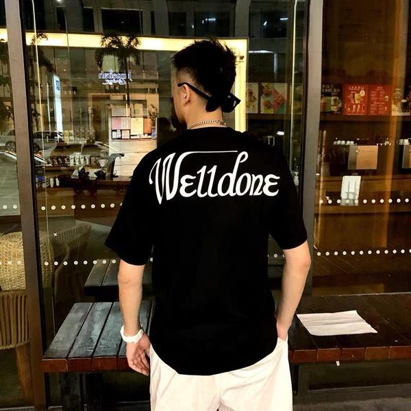 men's t-shirts harajuku we11done short-sleeved men women wild loose couple fashion half-sleeved t-shirt, White;black
men's t-shirts harajuku we11done short-sleeved men women wild loose couple fashion half-sleeved t-shirt, White;black