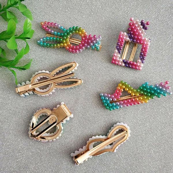 hair clips & barrettes women's girls rainbow pearl snap hairpin clip slide grips, Golden;silver
hair clips & barrettes women's girls rainbow pearl snap hairpin clip slide grips, Golden;silver