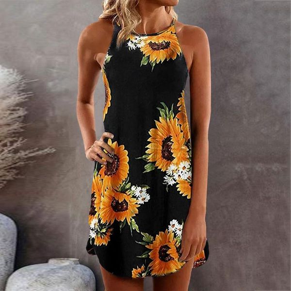 casual dresses 40# floral print halter dress women sleeveless o neck sundress holiday summer beach vintage mini 2021 vestidos, Black;gray
casual dresses 40# floral print halter dress women sleeveless o neck sundress holiday summer beach vintage mini 2021 vestidos, Black;gray