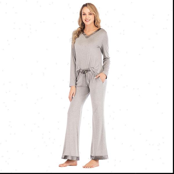 sanderala autumn winter cotton modal womens sleepwears patchwork long sleeve soft loungewear homewear pj pjama pajama sets, Black;red
sanderala autumn winter cotton modal womens sleepwears patchwork long sleeve soft loungewear homewear pj pjama pajama sets, Black;red