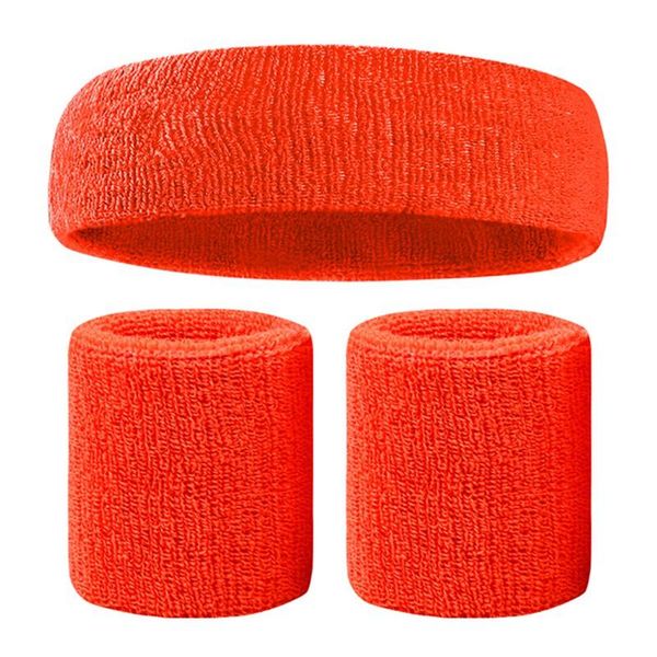 sweatband w fitness headband wristbands breathable sweat absorbent yoga football elastic hair band head wrap sportswear set, Yellow;black
sweatband w fitness headband wristbands breathable sweat absorbent yoga football elastic hair band head wrap sportswear set, Yellow;black