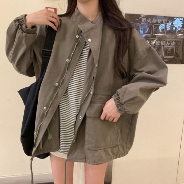 women's jackets loose casual fashion denies elegant women's jackets front collar buttons solid ladies' 4kod, Black;brown
women's jackets loose casual fashion denies elegant women's jackets front collar buttons solid ladies' 4kod, Black;brown