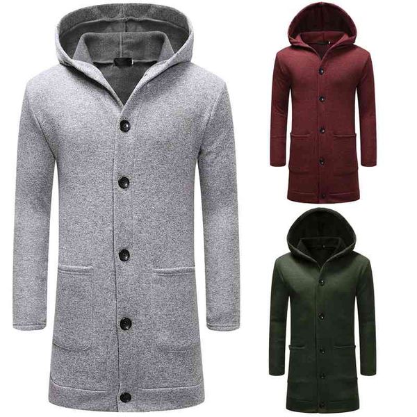 men's hoodies & sweatshirts autumn and winter new thickened lengthened button cardigan bodysuit w43, Black
men's hoodies & sweatshirts autumn and winter new thickened lengthened button cardigan bodysuit w43, Black