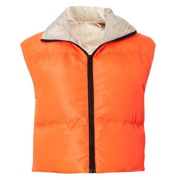 women's vests women double sided vest coat padded quilted sleeveless cropped puffer jacket h7ef, Black;white
women's vests women double sided vest coat padded quilted sleeveless cropped puffer jacket h7ef, Black;white