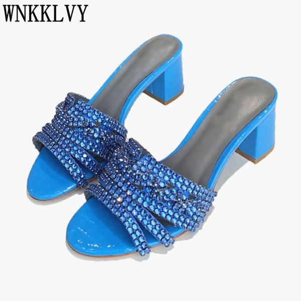 bling bling rhinestone slippers women chunky high heels sandals summer party dress shoes crystal sandalias 2021 runway slides, Black
bling bling rhinestone slippers women chunky high heels sandals summer party dress shoes crystal sandalias 2021 runway slides, Black