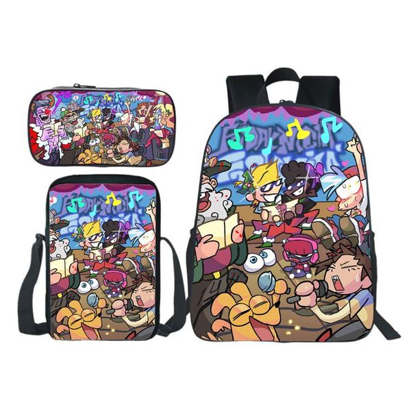 backpack game friday night funkin 3pcs set school bag pencil case shoulder boy girl music bookbag cartoon knapsack 
backpack game friday night funkin 3pcs set school bag pencil case shoulder boy girl music bookbag cartoon knapsack