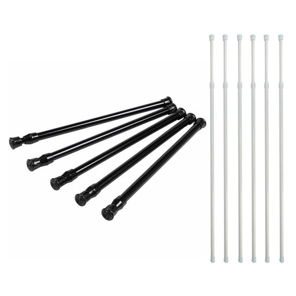 big deal 11 pcs tension rods, adjustable spring steel cupboard bars rod curtain rods,white & black hangers racks
big deal 11 pcs tension rods, adjustable spring steel cupboard bars rod curtain rods,white & black hangers racks