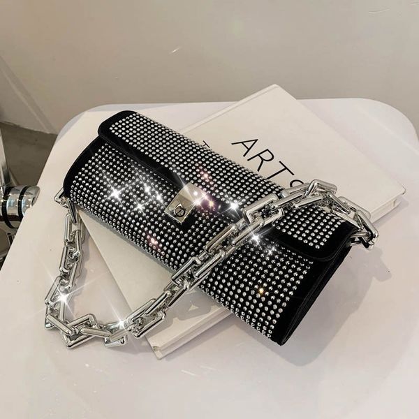 evening bags female korean fashion small square thick chain shoulder water drill dinner hand
evening bags female korean fashion small square thick chain shoulder water drill dinner hand