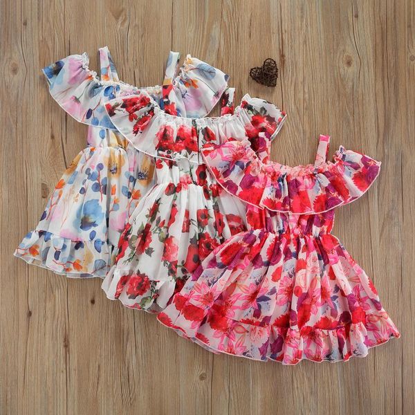 girl's dresses baby off-shoulder dress, flower print a-line version sweet style little princess summer clothing, Red;yellow
girl's dresses baby off-shoulder dress, flower print a-line version sweet style little princess summer clothing, Red;yellow