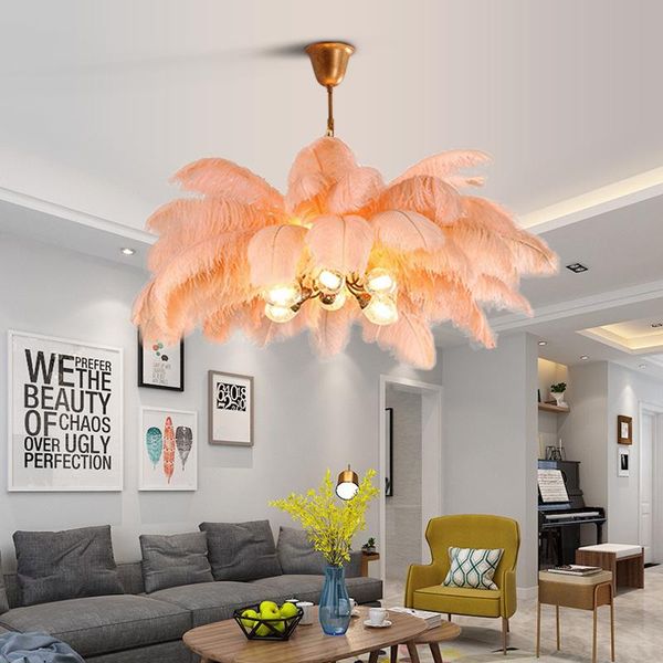 pendant lamps nordic luxurious real ostrich feather lampshade chain lights living room bedroom hanging lamp el restautant led decor
pendant lamps nordic luxurious real ostrich feather lampshade chain lights living room bedroom hanging lamp el restautant led decor