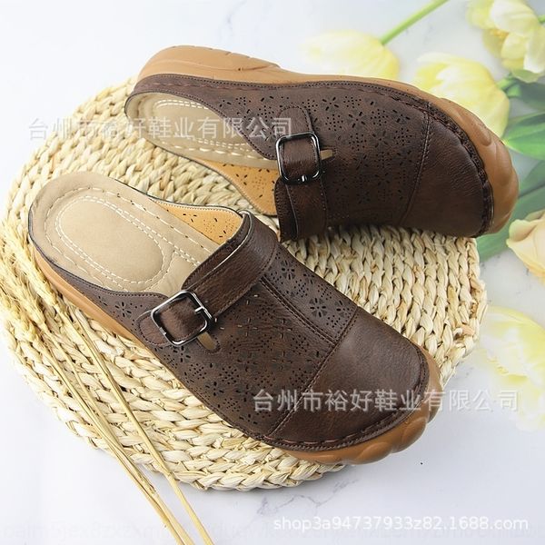 y0a 2020 slipperslarge hollow slope women's heel baotou 2020large hollow slope women's sandals heel baotou sandals, Black
y0a 2020 slipperslarge hollow slope women's heel baotou 2020large hollow slope women's sandals heel baotou sandals, Black