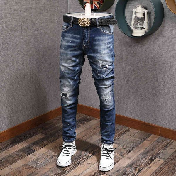 jeans italian style fashion men retro blue vintage designer slim fit ripped jeans patchwork hip hop pants hombre
jeans italian style fashion men retro blue vintage designer slim fit ripped jeans patchwork hip hop pants hombre